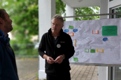 Informationsstand am Rathaus