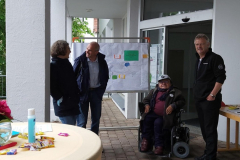 Informationsstand am Rathaus